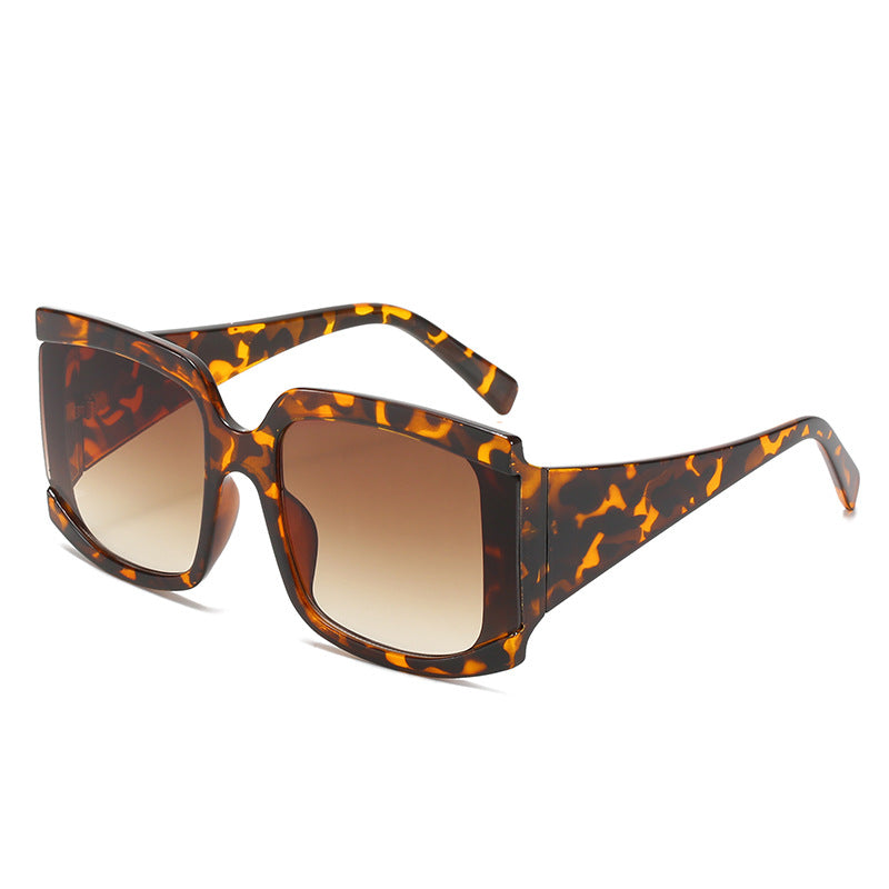 Dames Zonnebril Vierkant Groot Model Trendy Stijl