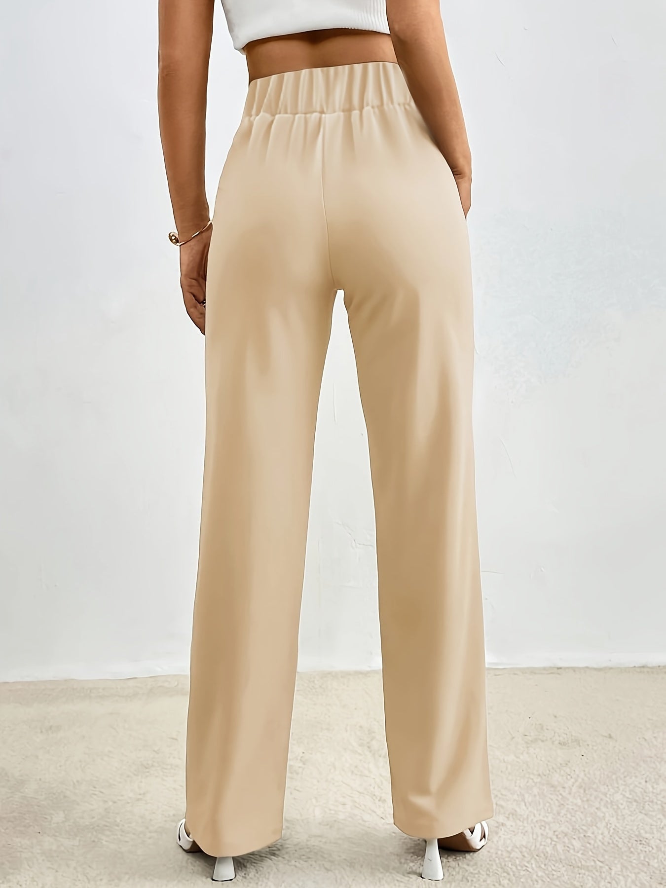 Elegante Rechte Broek voor Vrouw Comfortabel