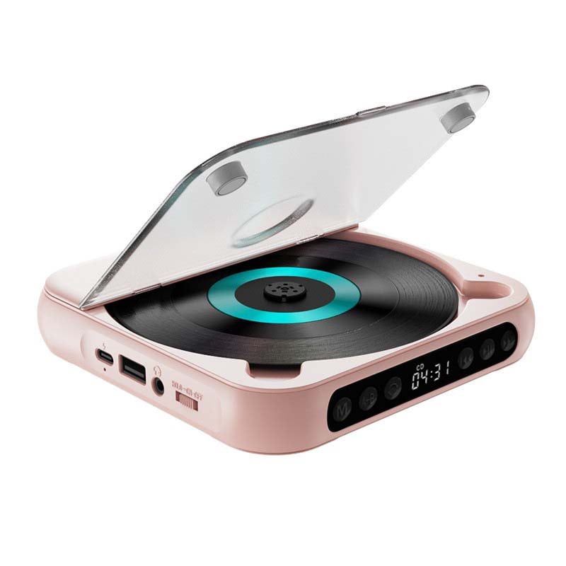 Draagbare CD Speler Met Bluetooth 5.3 Oplaadbare 2000mAh Batterij Type C USB MP3 CD-R CD-RW Ondersteuning Compact Design Met 3.5mm Aansluiting