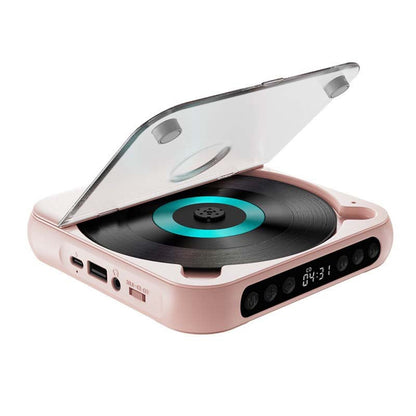 Draagbare CD Speler Met Bluetooth 5.3 Oplaadbare 2000mAh Batterij Type C USB MP3 CD-R CD-RW Ondersteuning Compact Design Met 3.5mm Aansluiting