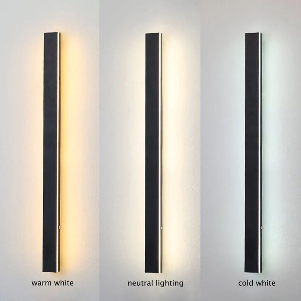 Buitenlamp Wandlamp LED Zwart Aluminium IP65 30-200cm Modern