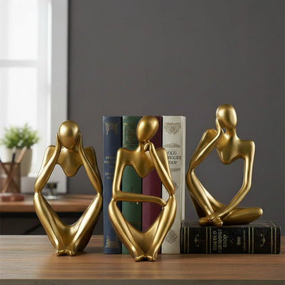 Geometrische Hondenbeeldje van IJzer – Minimalistisch Decoratief Sculptuur voor Bureau