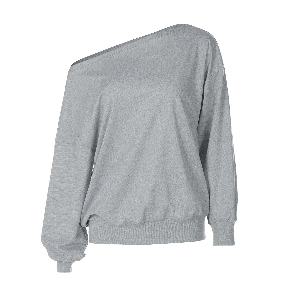 Dames Trui Off-Shoulder Zacht Casual Katoen Sweater