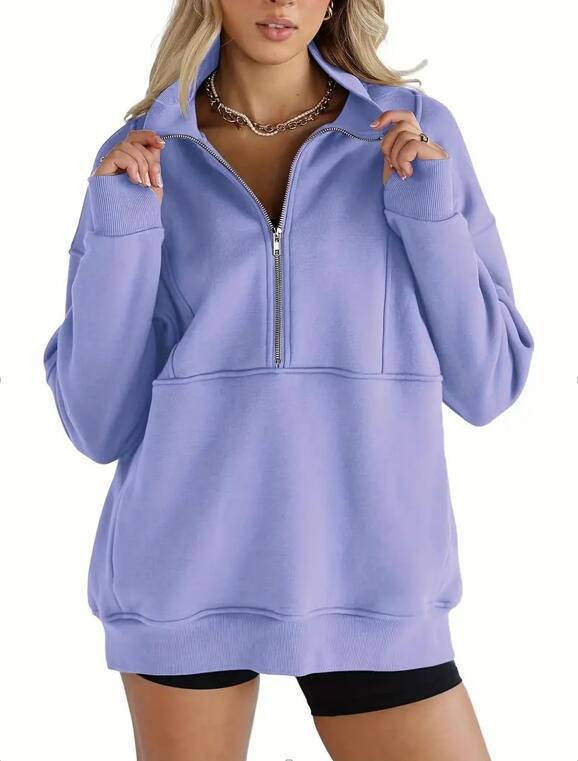 Dames Trui Oversized Warm met Kangoeroezak Comfortabel
