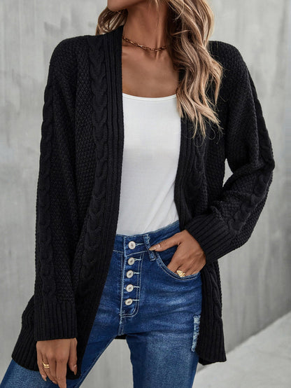 Dames Vest Gebreid met Kabelpatroon Warm en Stijlvol - StudioMarella