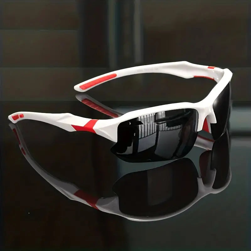 Sportieve Zonnebril met Gepolariseerde Glazen voor Fietsen en Hardlopen Zomer 2025 - UV-Bescherming Lichtgewicht Frame Unisex Outdoor Sport Eyewear