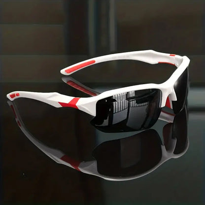 Sportieve Zonnebril met Gepolariseerde Glazen voor Fietsen en Hardlopen Zomer 2025 - UV-Bescherming Lichtgewicht Frame Unisex Outdoor Sport Eyewear