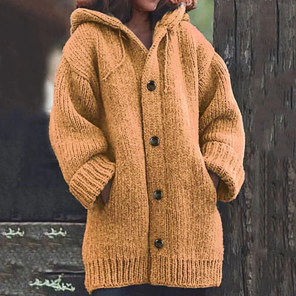 Waterdichte Parka Jas met Capuchon Lange Leren Look