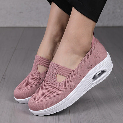 Dames Comfortabele Orthopedische Sneaker Wedgeballetjes