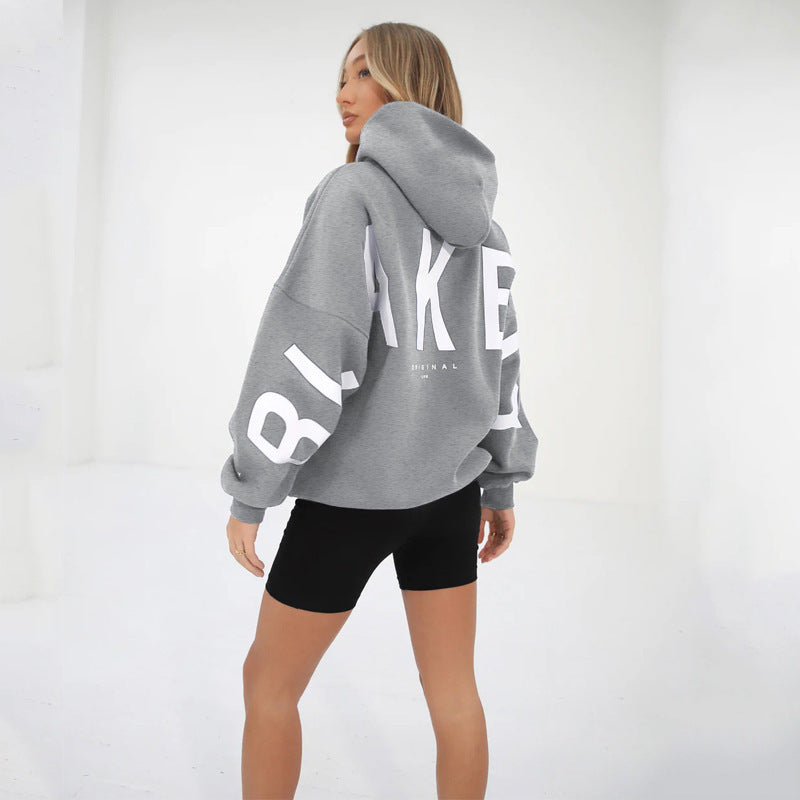 Dames Hoodie Capuchon Warm met Leuke Savannah Print