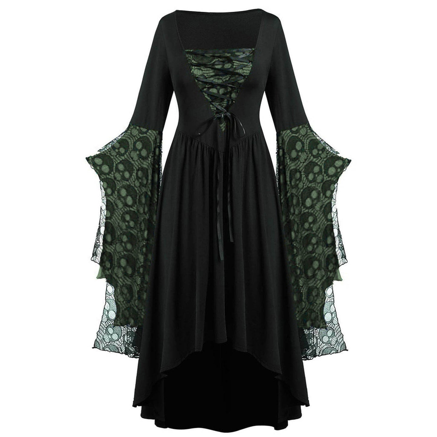 Dames Maxi Jurk Lang Met Kant Elegant