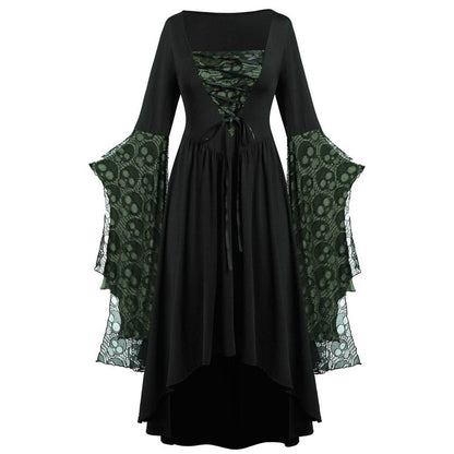 Dames Maxi Jurk Lang Met Kant Elegant