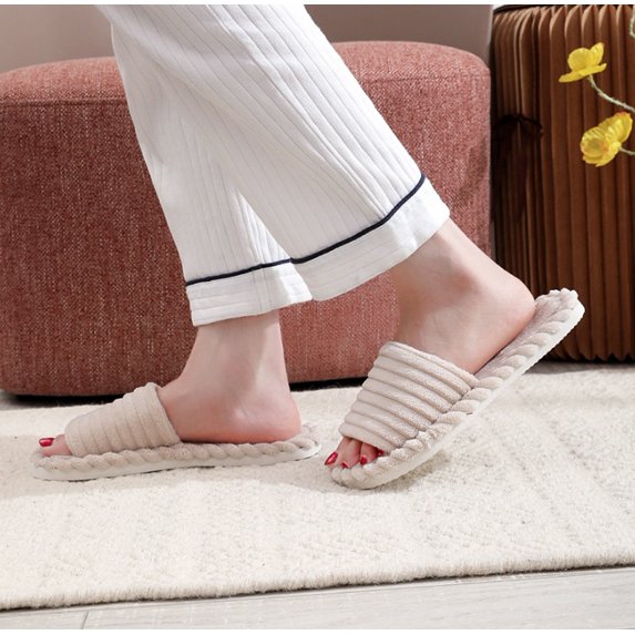 Pantoffels Open Toe met Strepen