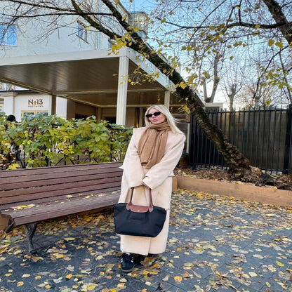 Vegan Handtas Ruim Elegante Luxe Shopper voor Dames