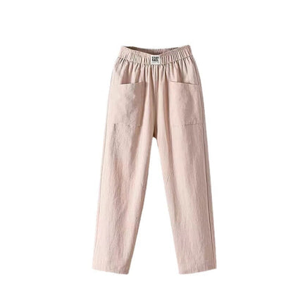 Linnen Harembroek Zomerse Katoenen Broek