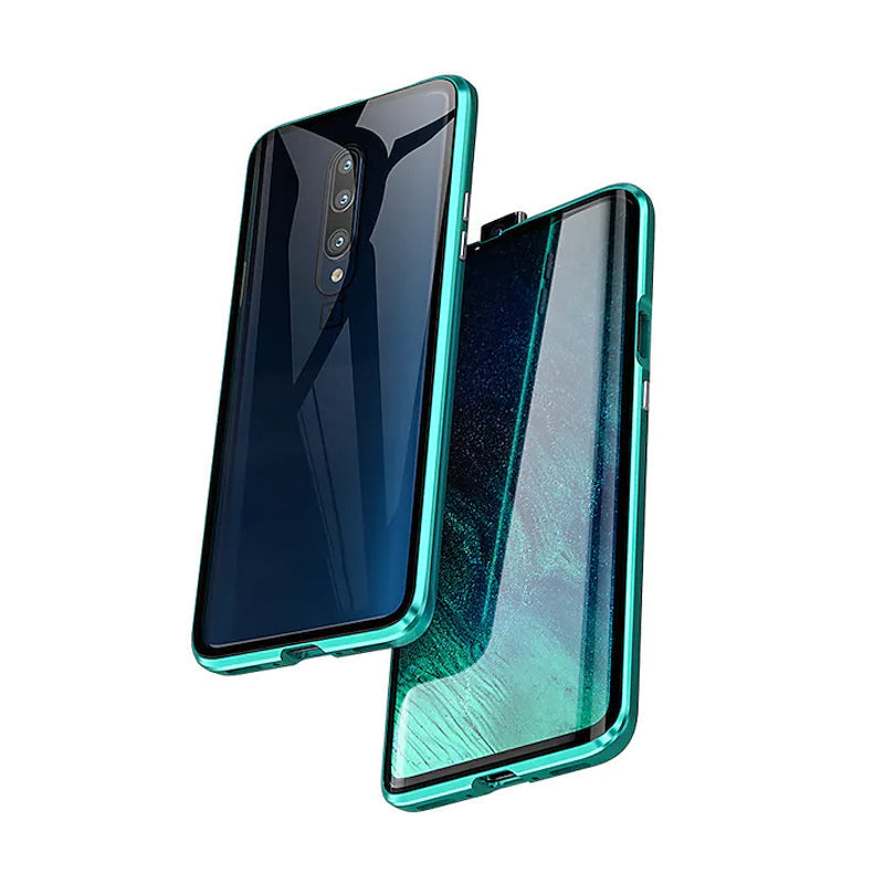 Magnetische Dubbelzijdige Telefoonhoes Gehard Glas voor Galaxy Modellen