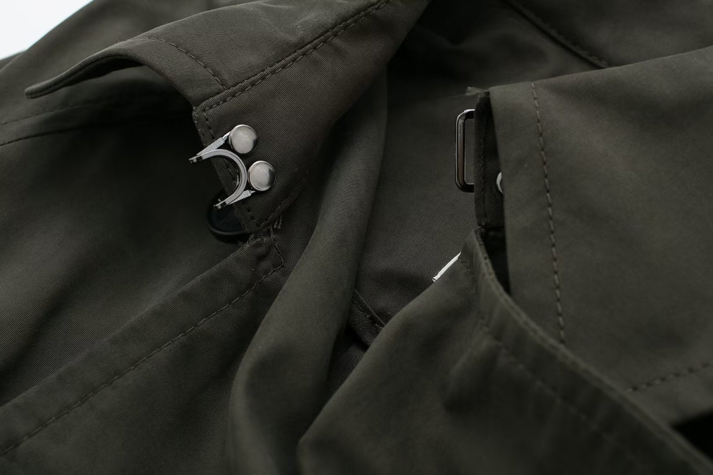 Dames Trenchcoat Lange Voorjaarsjas met Ceintuur Trendy Look