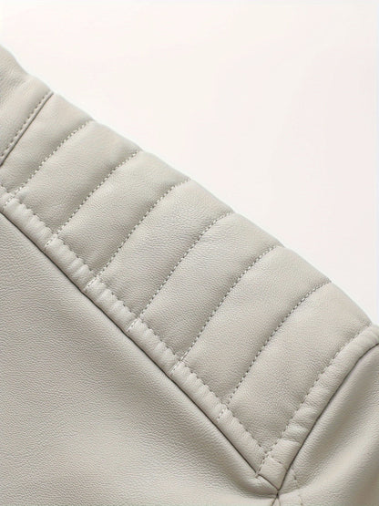 Leren Jas Met Rits Elegant Design
