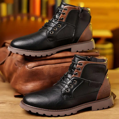 Leren Ritsboots voor Heren - Strak en Comfortabel