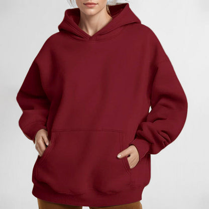 Dames Hoodie Zacht en Casual met Kangaroo Zakken Oversized