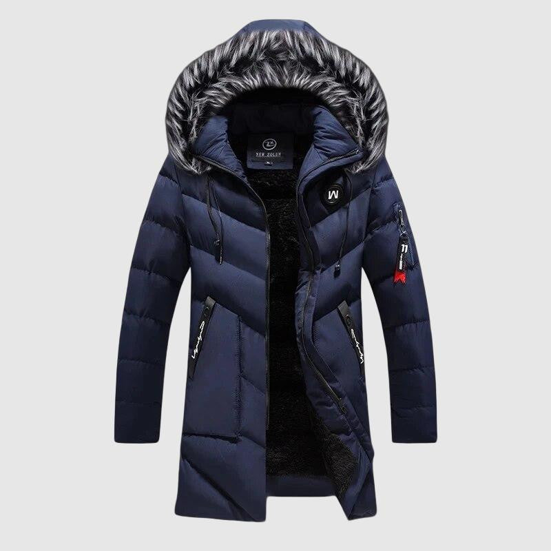 Heren Parka Warm en Waterdicht met Capuchon en Bontkraag - StudioMarella