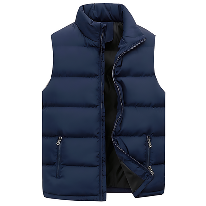 Heren Bodywarmer Puffer Vest Donzen Look Warm Isolatie