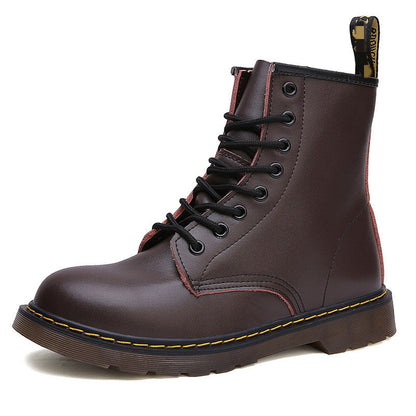 Leren Laarzen Unisex Hoge Zool Stevige Stijl