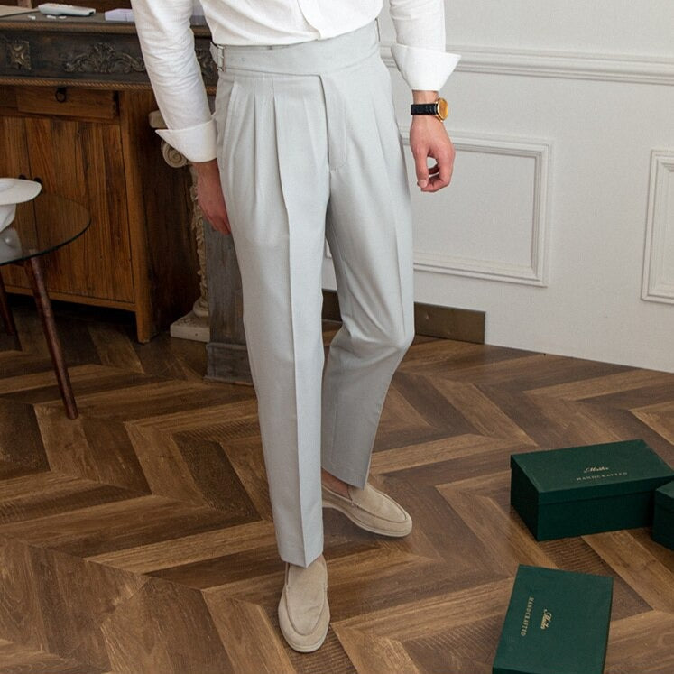 Heren Broek Casual Met Gesp voor Alledaagse Dracht