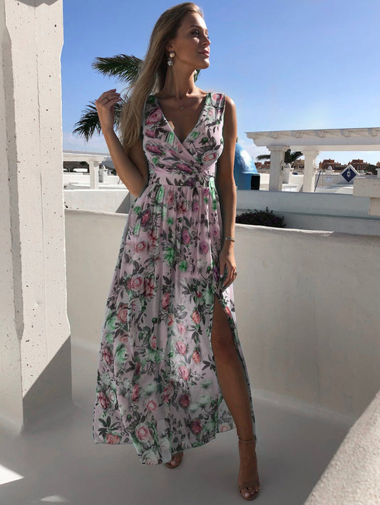 Lentejurk voor Vrouw van Chiffon met Print - StudioMarella