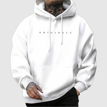 Heren Hoodie Loose Fit – Casual Sweatshirt met Minimalistisch Design - StudioMarella