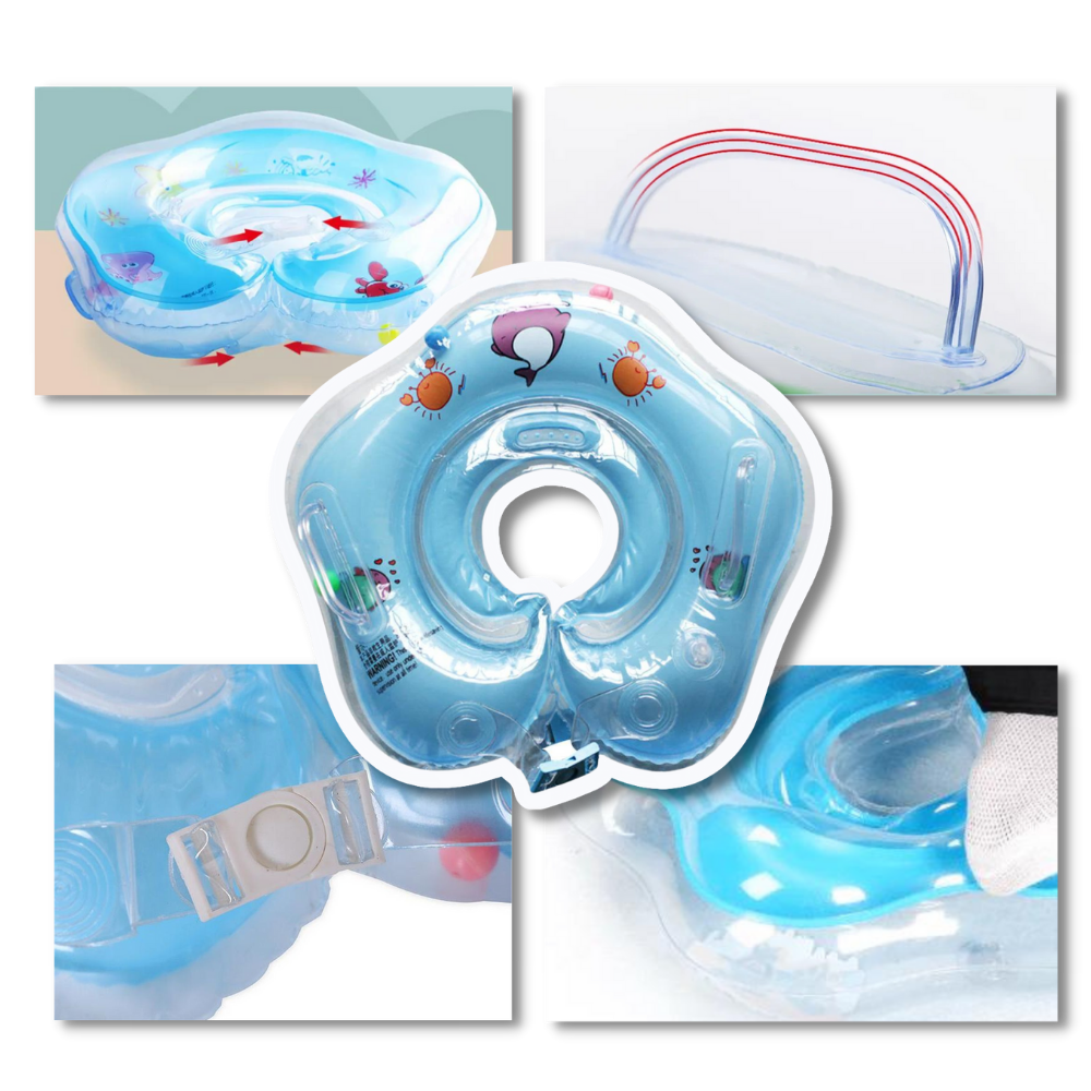 Baby Zwemkraag voor Nekondersteuning 6-24 Maanden Veilig Drijven PVC