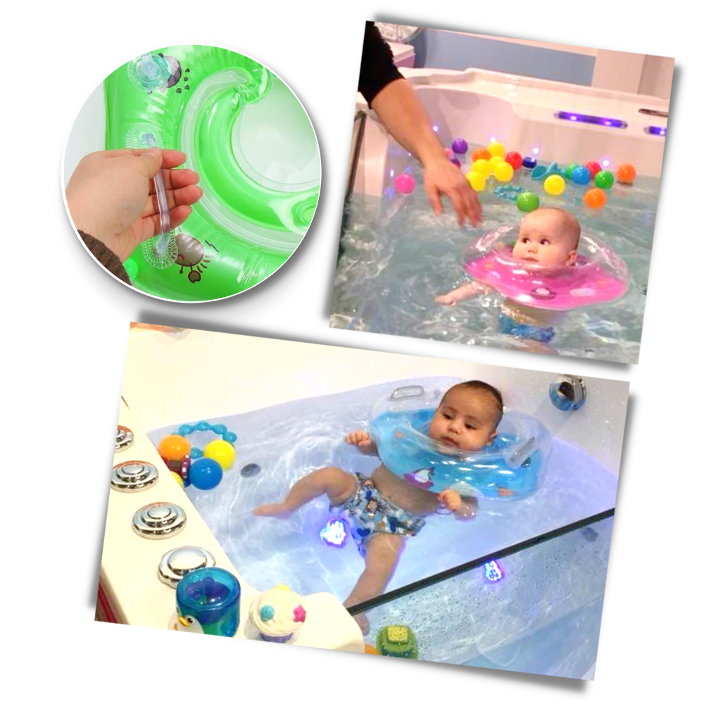 Baby Zwemkraag voor Nekondersteuning 6-24 Maanden Veilig Drijven PVC