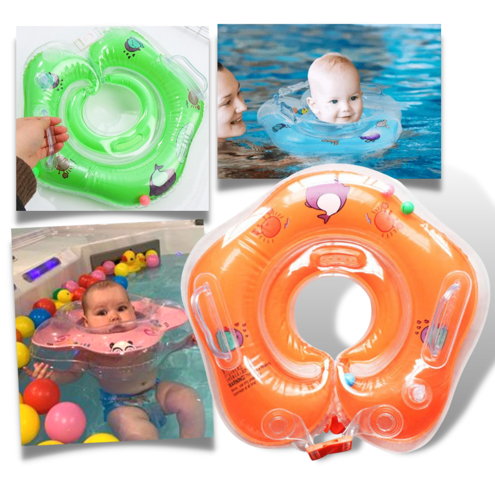 Baby Zwemkraag voor Nekondersteuning 6-24 Maanden Veilig Drijven PVC