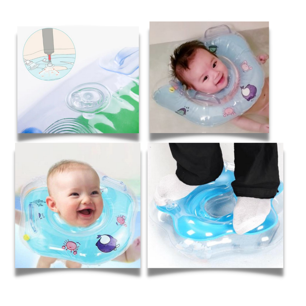 Baby Zwemkraag voor Nekondersteuning 6-24 Maanden Veilig Drijven PVC
