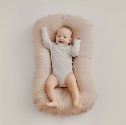 Babykussen Ergonomisch Katoen – Ademend Steunkussen voor Baby's en Peuters – Zacht Ondersteunend Hoofdkussen voor Rustmomenten