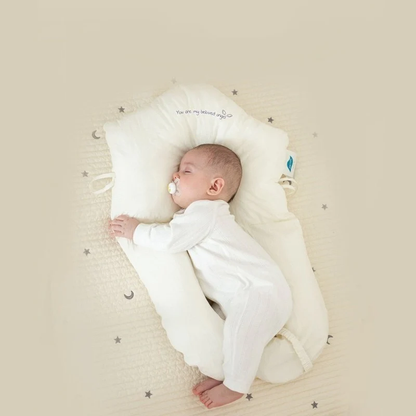 Hypoallergeen Babykussen met Ergonomische Ondersteuning voor Gezonde Slaap 0-2 Jaar