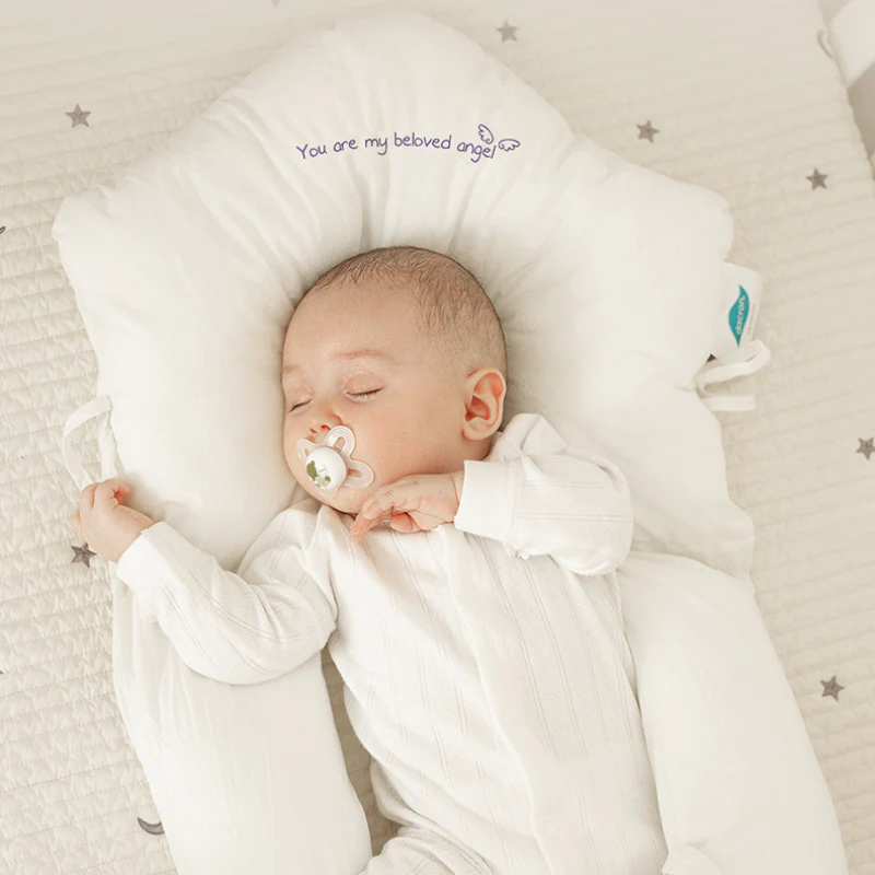 Hypoallergeen Babykussen met Ergonomische Ondersteuning voor Gezonde Slaap 0-2 Jaar