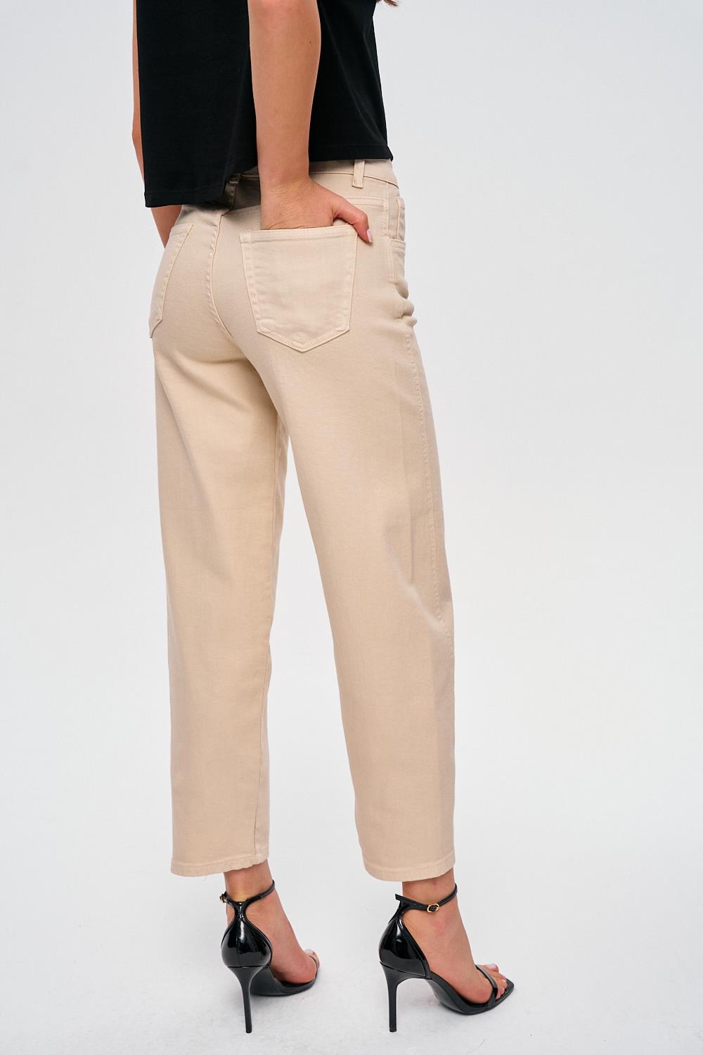 Vrouwelijke Wijd Balloon Jeans Stijlvol Model
