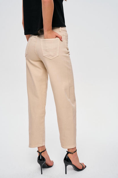 Vrouwelijke Wijd Balloon Jeans Stijlvol Model