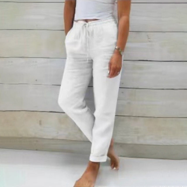 Vrouwelijke Casual Broek Rechte Snit