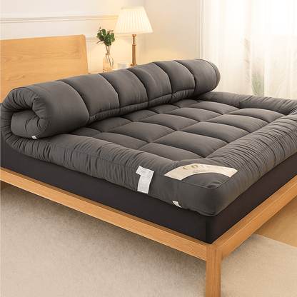 Bamboe Matrastopper Houtskool Hypoallergeen 1000GSM 5cm Dik Verkoelend Antibacterieel Ademend