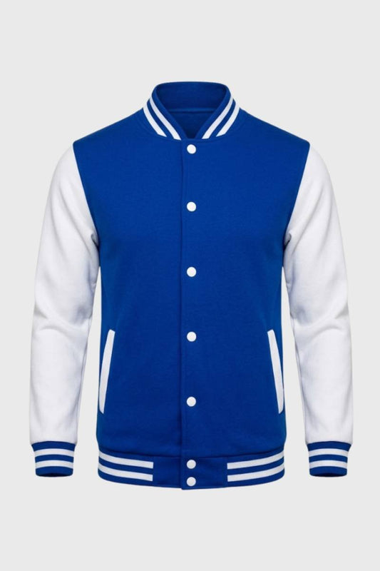 Heren Baseballjas - Varsity Collegejack met Streepjes Boord Casual - StudioMarella
