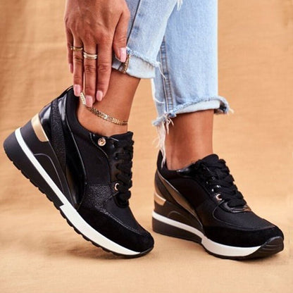 Sneakers met hak voor dames