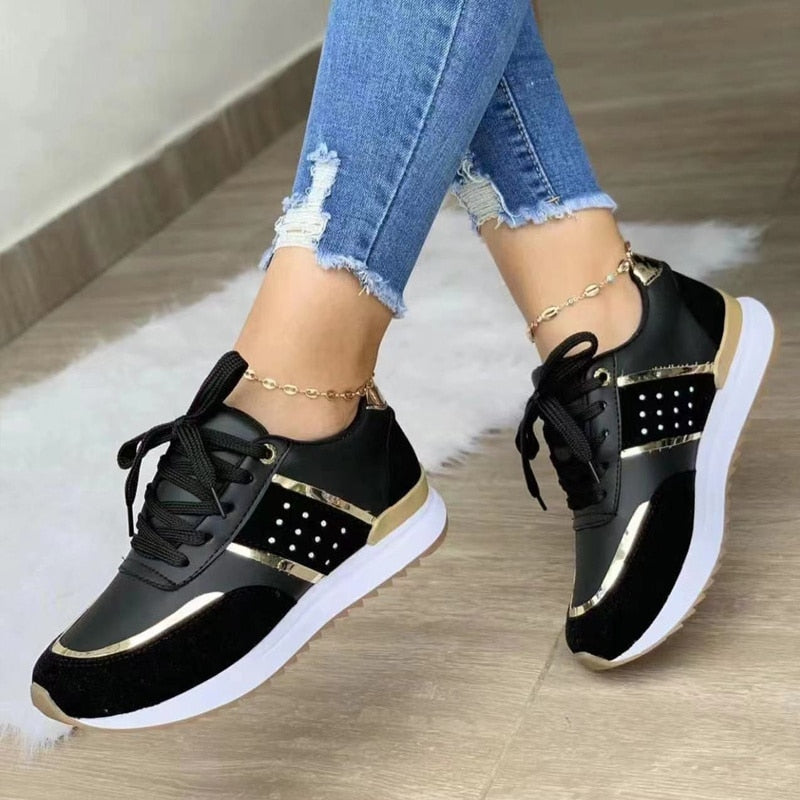 Dames Sneakers Ademend Comfort Casual Schoenen Elegant Design voor Dagelijks Gebruik Zachte Zool Sportieve Look Moderne Stijl