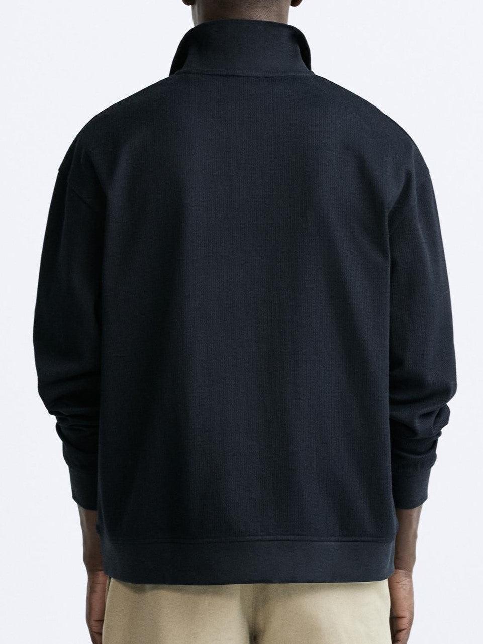 Beige Pullover met Polokraag voor Elegante Look