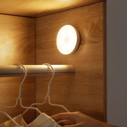Bewegingssensor Lamp Draadloos ABS Compact Hal Trap Kast Nachtlamp Automatisch Licht USB Oplaadbaar