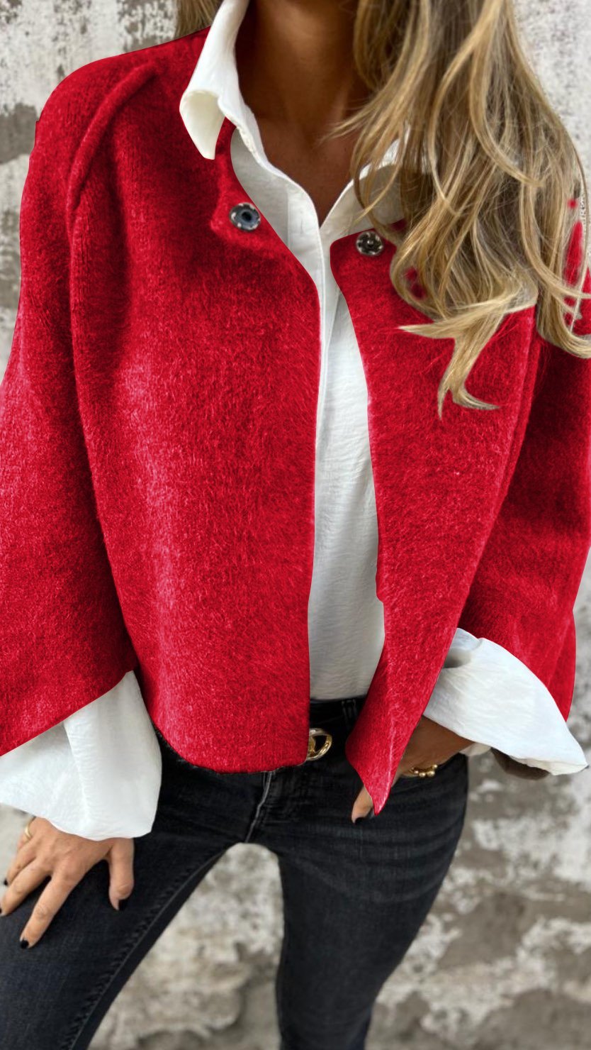 Dames Wollen Coat Warm en Stijlvol