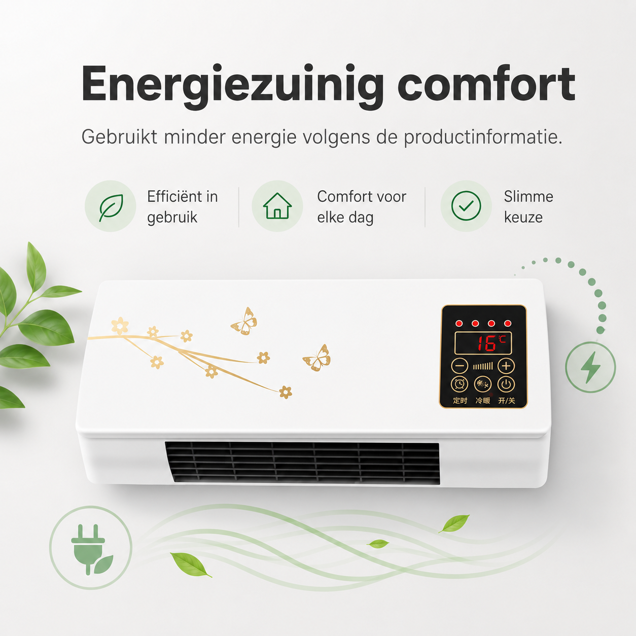 Draagbare 3-in-1 Luchtkoeler met Verdampingstechnologie – USB Ventilator Bevochtiger voor Bureau Nachtkastje