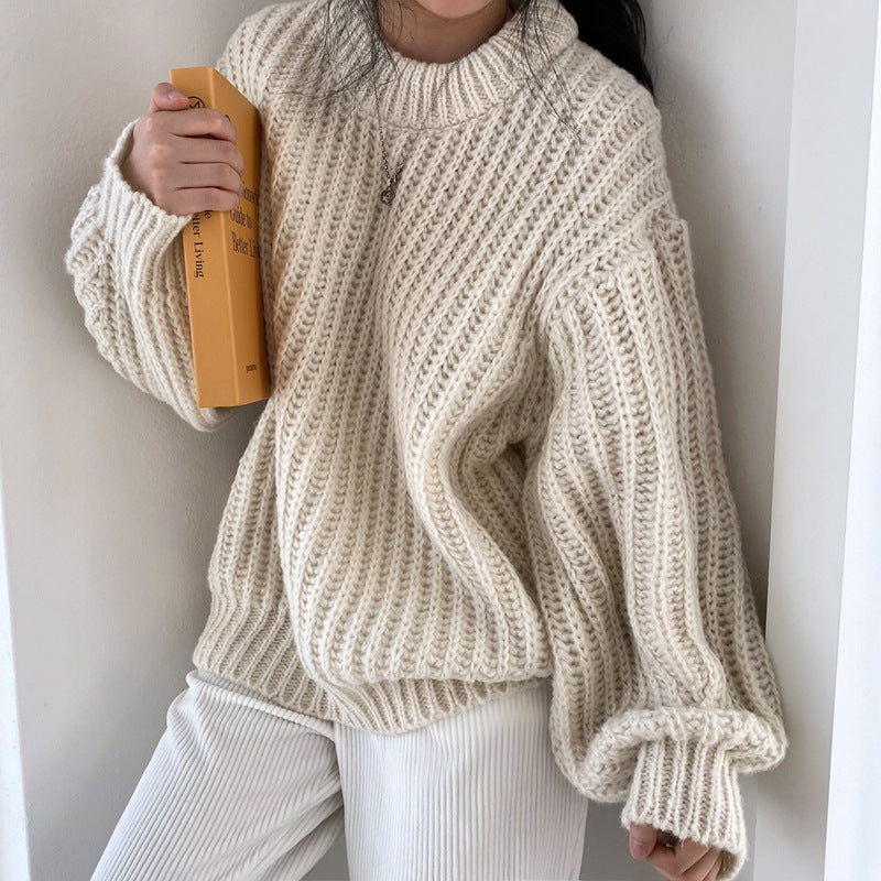 Dames Trui Gebreid Oversized Warme Modieuze Truien
