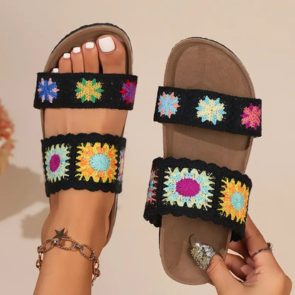 Dames Sandalen Comfortabele Platte Zomerslippers